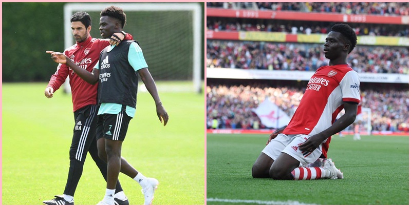 Arsenal đang rất mong chờ gia hạn được với Saka