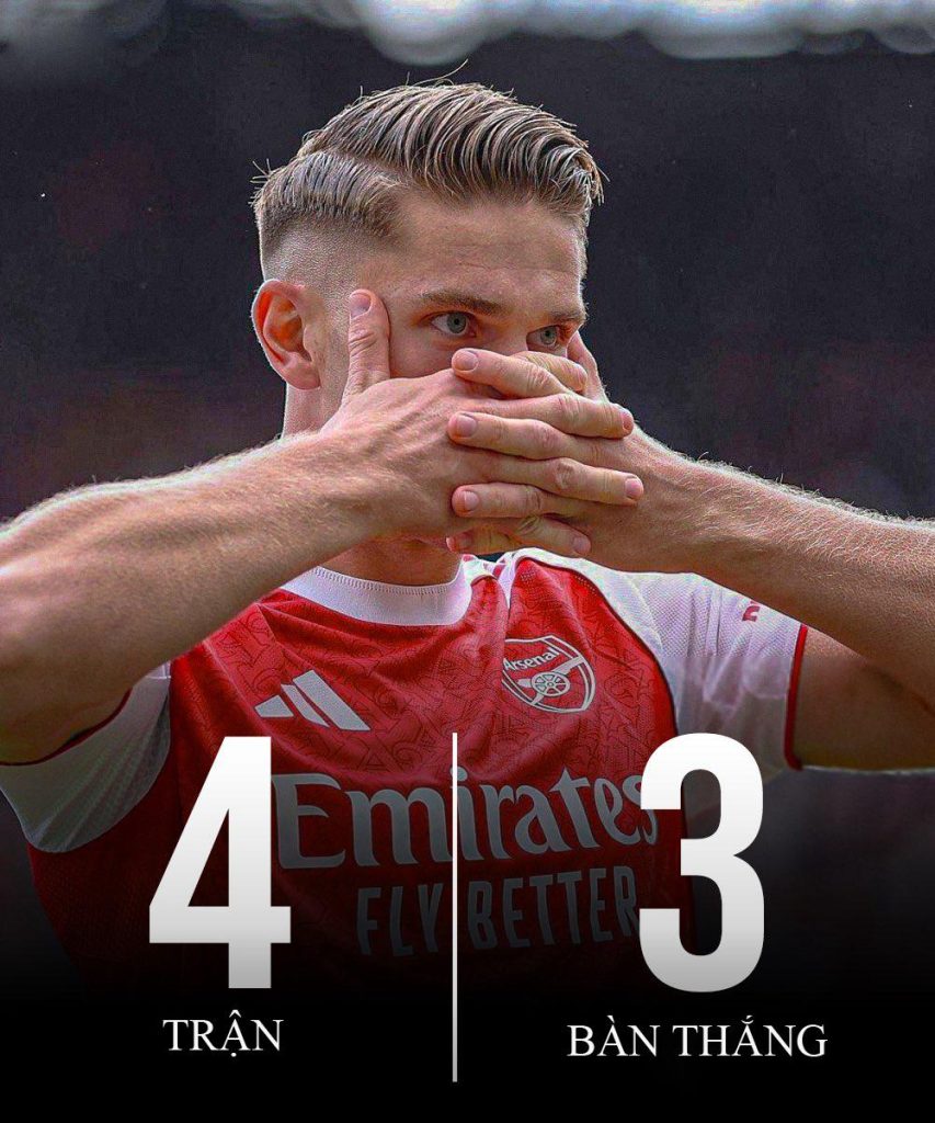 Gyokeres đang chơi hay tại Arsenal